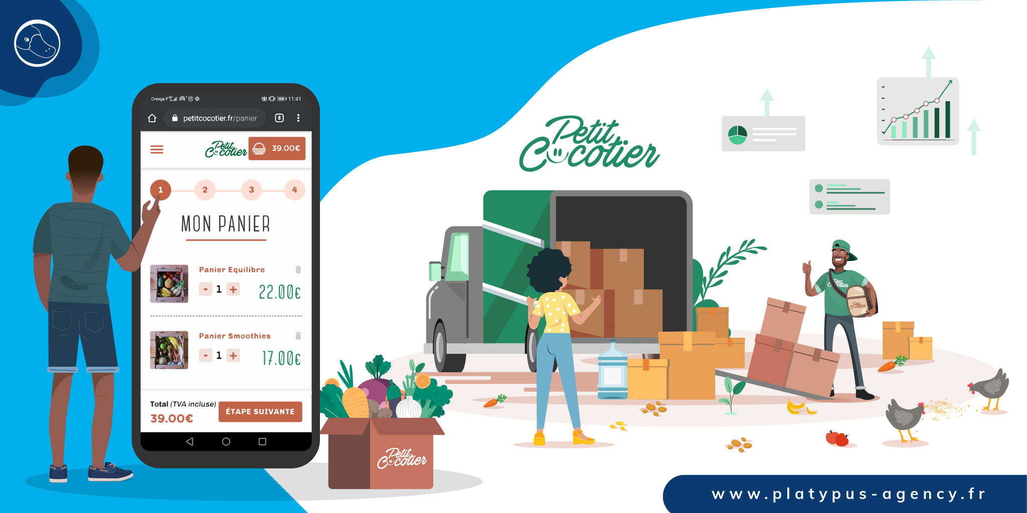 Site e-commerce de Petit Cocotier : retour d'expérience durant la COVID-19