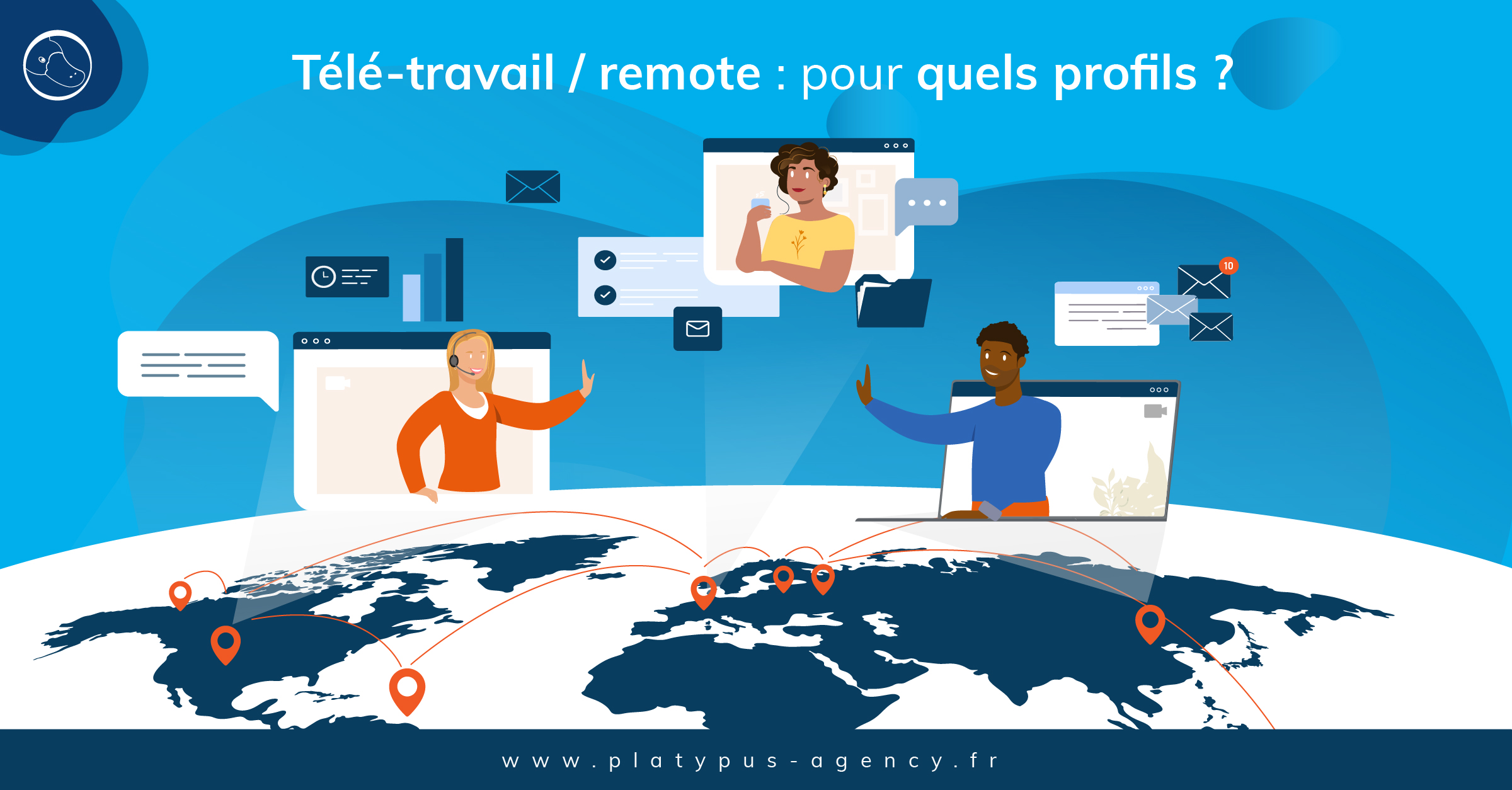 Le télé-travail ou remote à temps complet : pour quels profils ?