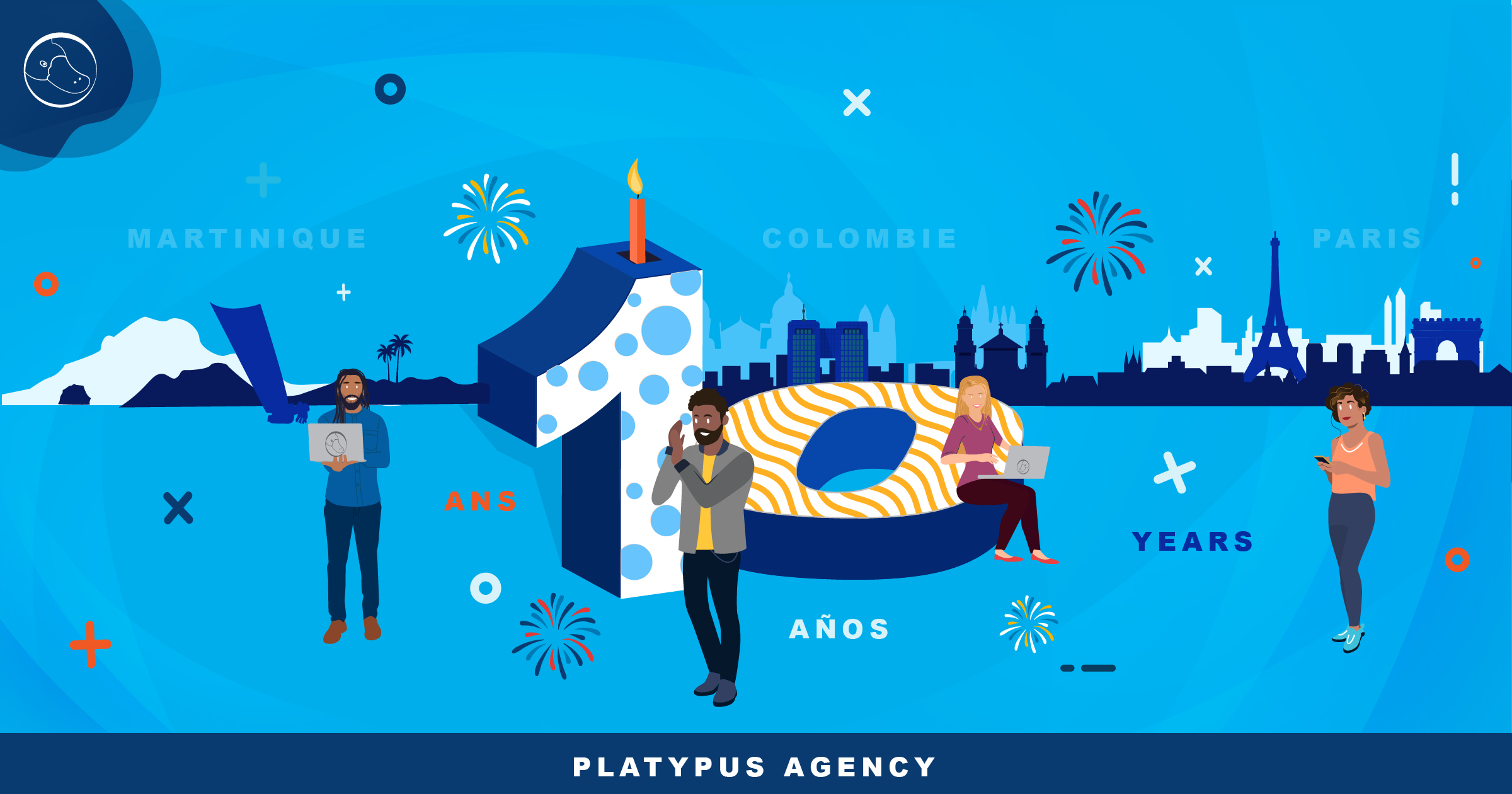 Platypus Agency fête ses 10 ans de e-commerce en Martinique Guadeloupe et Paris !